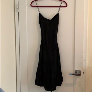Silk black dress